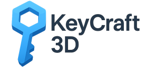 KeyCraft 3D Logo